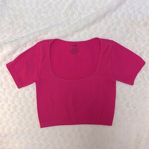 ARDENE HOT PINK CROP TOP